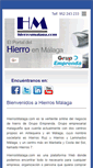 Mobile Screenshot of hierrosmalaga.com
